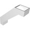 Ekena Millwork 5-in. W x 18-in. D x 18-in. H Burlington Architectural Grade PVC Knee Brace BRCP05X18X18BUR - alternate 2